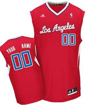 Men & Youth Customized Los Angeles Clippers Red Jersey